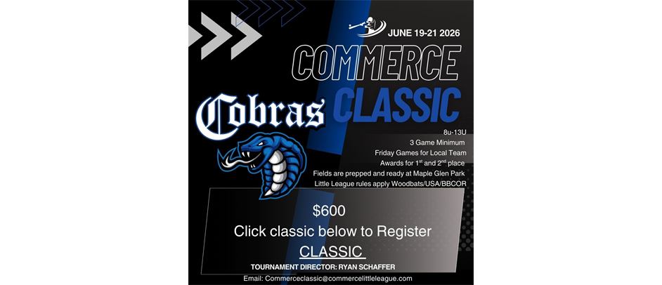 2026 Commerce Classic 